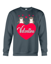 Load image into Gallery viewer, Couple Otter Valentine's Day Gift For Otter Lovers Sweatshirt