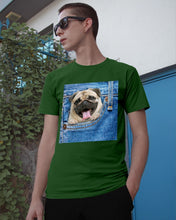 Load image into Gallery viewer, baby Pug In Denim Pocket Gift For Dog Lovers Guys Tee