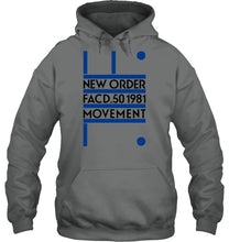 Load image into Gallery viewer, New Order Facd 501981 Movement Simple Unique Custom Design Hoodie