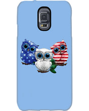 Load image into Gallery viewer, Lovely Phone Case Three Owl With US Flag Gift For Owl Lovers Phone case