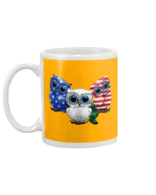 Load image into Gallery viewer, Lovely Phone Case Three Owl With US Flag Gift For Owl Lovers Mug