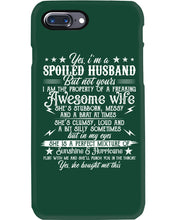Load image into Gallery viewer, Shes Stubborn Messy And A Brat At Times Black Gift For Husband Phone case