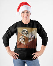 Load image into Gallery viewer, Three Cute Shih Tzu In Bag Gift For Dog Lovers Sweatshirt