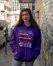 Load image into Gallery viewer, Weather Outside Frightful Sewing Let Us Sew Hoodie