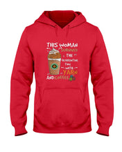 Load image into Gallery viewer, The Quarantine Time With Yarn And Coffee Gift For Women Hoodie