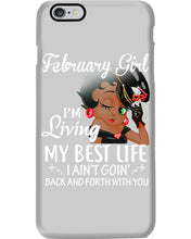 Load image into Gallery viewer, Betty Boop February Girl Living My Best Life Birthday Meaningful Gift Phone case