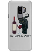 Load image into Gallery viewer, Cat Drink And Be Merry Meaningful Gift For Women Phone case