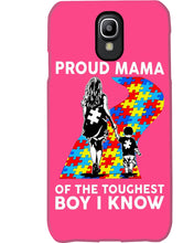 Load image into Gallery viewer, Proud Mama Of The Touchest Boy I Know Autism's Day Gift Phone case