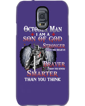 Load image into Gallery viewer, October Man Son Of God Birthday Meaningful Gift For Men Phone case