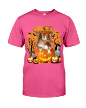 Load image into Gallery viewer, Chihuahua Book Pumpkin Halloween Gift For Dog Lovers Guys Tee