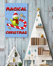 Load image into Gallery viewer, Tennis Players Magical Christmas Snowman Gift For Women Vertical Poster