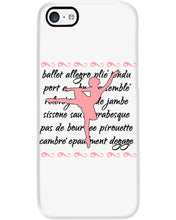 Load image into Gallery viewer, Ballet Words Pink Pattern Gift For Ballet Dancer Phone case