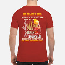 Load image into Gallery viewer, Het Moeilijkste Deel Van Mijn Werk Is Aardig Zijn Tegen Mensen Guys V-Neck