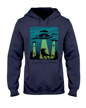 Load image into Gallery viewer, UFA Dinosaur T Rex Sky Full Of Stars Hoodie
