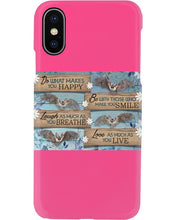 Load image into Gallery viewer, Do What Makes You Happy With Bats Gift For Girls Phone case