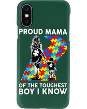 Load image into Gallery viewer, Proud Mama Of The Touchest Boy I Know Autism's Day Gift Phone case