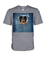 Load image into Gallery viewer, Lovely Dachshund Special Custom Design For Dog Lovers Guys V-Neck
