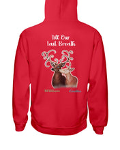 Load image into Gallery viewer, Custom Name Deers Gift For Boyfriend Till Our Last Breath Hoodie