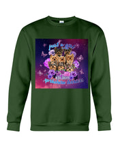 Load image into Gallery viewer, A Girl Loves Yorkshire Terrier Gift For Dog Lovers Sweatshirt