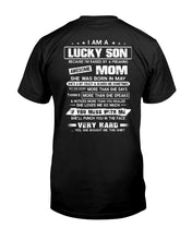 Load image into Gallery viewer, Gift For Lucky Son May Mom Loves Me So Much Guys Tee