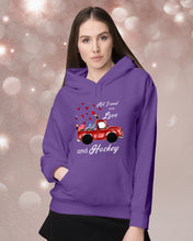 Load image into Gallery viewer, All I Need Are Love And Hockey Gift For Hockey Players Hoodie