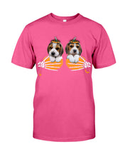 Load image into Gallery viewer, Beagle Hand Bones My Breast Gift For Dog Lovers Guys Tee