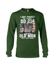 Load image into Gallery viewer, I Ain't Perfect But I Do Have A DD-214 For An Old Man Trending Unisex Long Sleeve