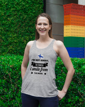 Load image into Gallery viewer, I'm Not Angry I'm Finnish I Smile From The Inside Trending Ladies Flowy Tank