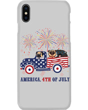 Load image into Gallery viewer, America 4th Of July Truck Pug Gift For Dog Lovers Phone case