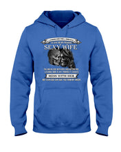 Load image into Gallery viewer, Shes Stubborn Messy And A Brat At Times Black Gift For Husband Hoodie