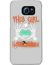 Load image into Gallery viewer, This Girl Loves Halloween Gift For Girls Phone case