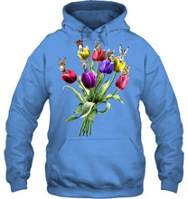 Load image into Gallery viewer, Vintage Funny Donkey With Tulip Trending For Donkey Lovers Hoodie