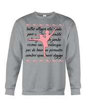 Load image into Gallery viewer, Ballet Words Pink Pattern Gift For Ballet Dancer Sweatshirt