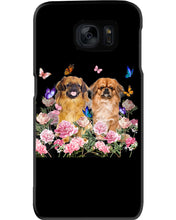 Load image into Gallery viewer, Pekingese With Peonies Gift For Dog Lovers Phone case