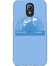 Load image into Gallery viewer, Pinpoint The Location In The Space Blue Phone case