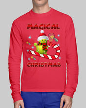 Load image into Gallery viewer, Tennis Players Magical Christmas Snowman Gift For Women Unisex Long Sleeve
