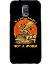 Load image into Gallery viewer, I'm A Book Dragon Not A Worm Gift For Dragon Lovers Phone case