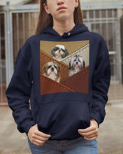 Load image into Gallery viewer, Three Cute Shih Tzu In Bag Gift For Dog Lovers Hoodie