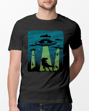 Load image into Gallery viewer, UFA Dinosaur T Rex Sky Full Of Stars Guys Tee
