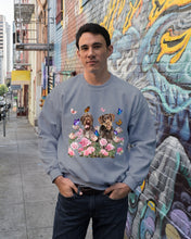 Load image into Gallery viewer, German Wirehaired Pointer With Peonies Gift For Dog Lovers Sweatshirt