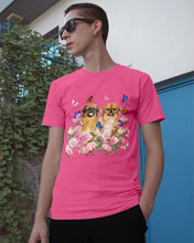 Load image into Gallery viewer, Pekingese With Peonies Gift For Dog Lovers Guys Tee