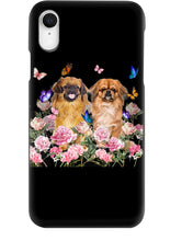Load image into Gallery viewer, Pekingese With Peonies Gift For Dog Lovers Phone case
