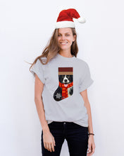 Load image into Gallery viewer, Santa Border Collie In Stock Gift For Dog Lovers Guys Tee