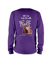 Load image into Gallery viewer, Custom Name Deers Gift For Boyfriend Till Our Last Breath Unisex Long Sleeve