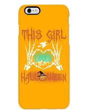 Load image into Gallery viewer, This Girl Loves Halloween Gift For Girls Phone case