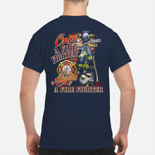 Load image into Gallery viewer, Once A Firefighter Always A Firefighter Special Custom Design Guys Tee