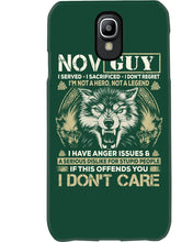Load image into Gallery viewer, November Guy I Am Not A Hero Not A Legend I Have Anger Issues Birthday Gift Phone case