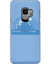Load image into Gallery viewer, Pinpoint The Location In The Space Blue Phone case