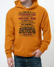 Load image into Gallery viewer, A Stubborn Son Of A Freaking Awesome Mom I Love Her Gift For Mama Hoodie