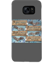 Load image into Gallery viewer, Do What Makes You Happy With Bats Gift For Girls Phone case